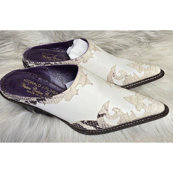 FF125 - Donald J Pliner Western Slip On Boots sz 6 - Picture 1 of 4